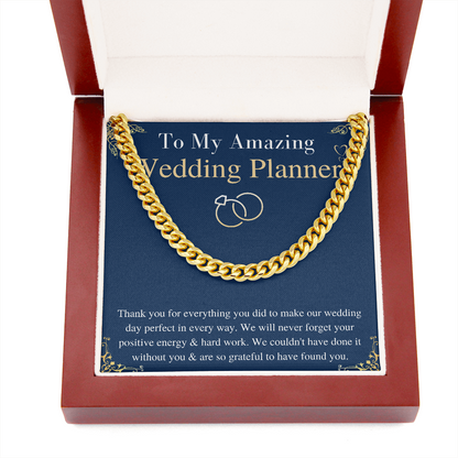 Wedding Planner Gift, Necklace For Wedding Planner, Wedding Coordinator Gift, Event Planner Gift, Thank You Gift, Gift From bride and groom