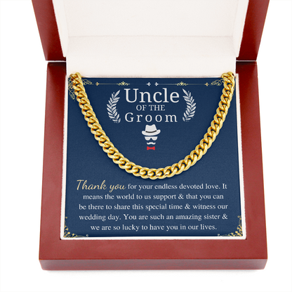 UNCLE OF THE GROOM