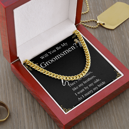 will you be my groomsmen ?