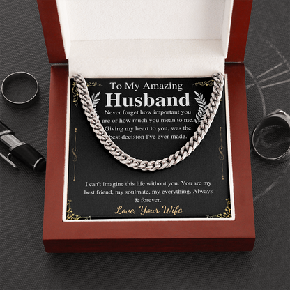 TO MY AMAZIBNG HUSBAND