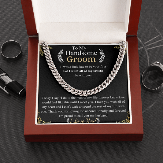 TO MY GROOM