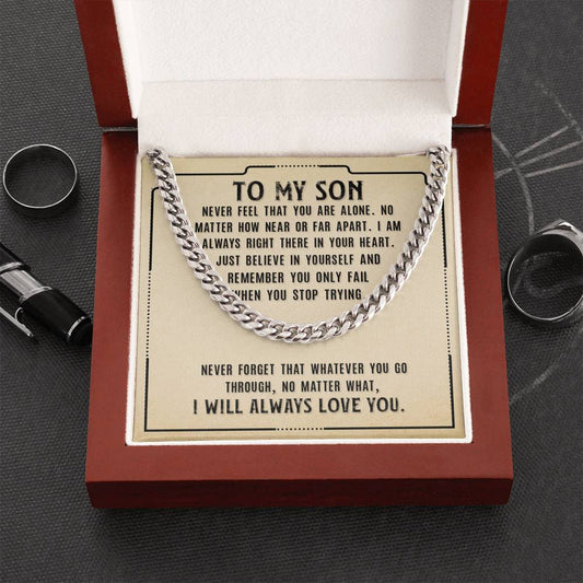 to my son
