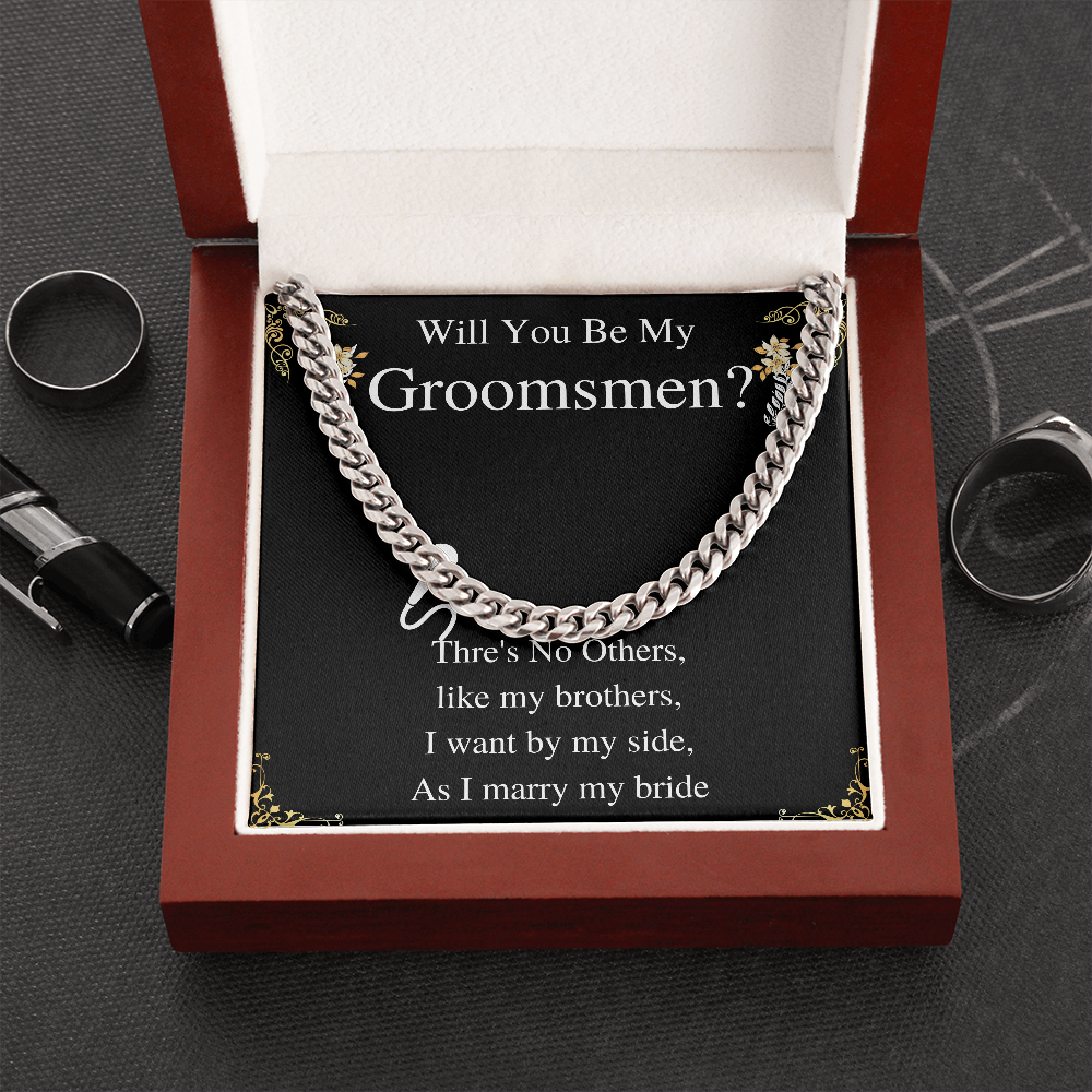 will you be my groomsmen ?