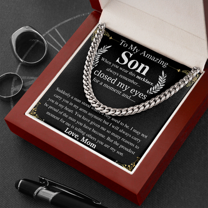 to my amzing son