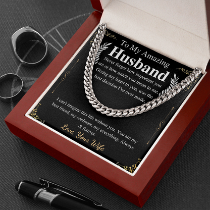 TO MY AMAZIBNG HUSBAND