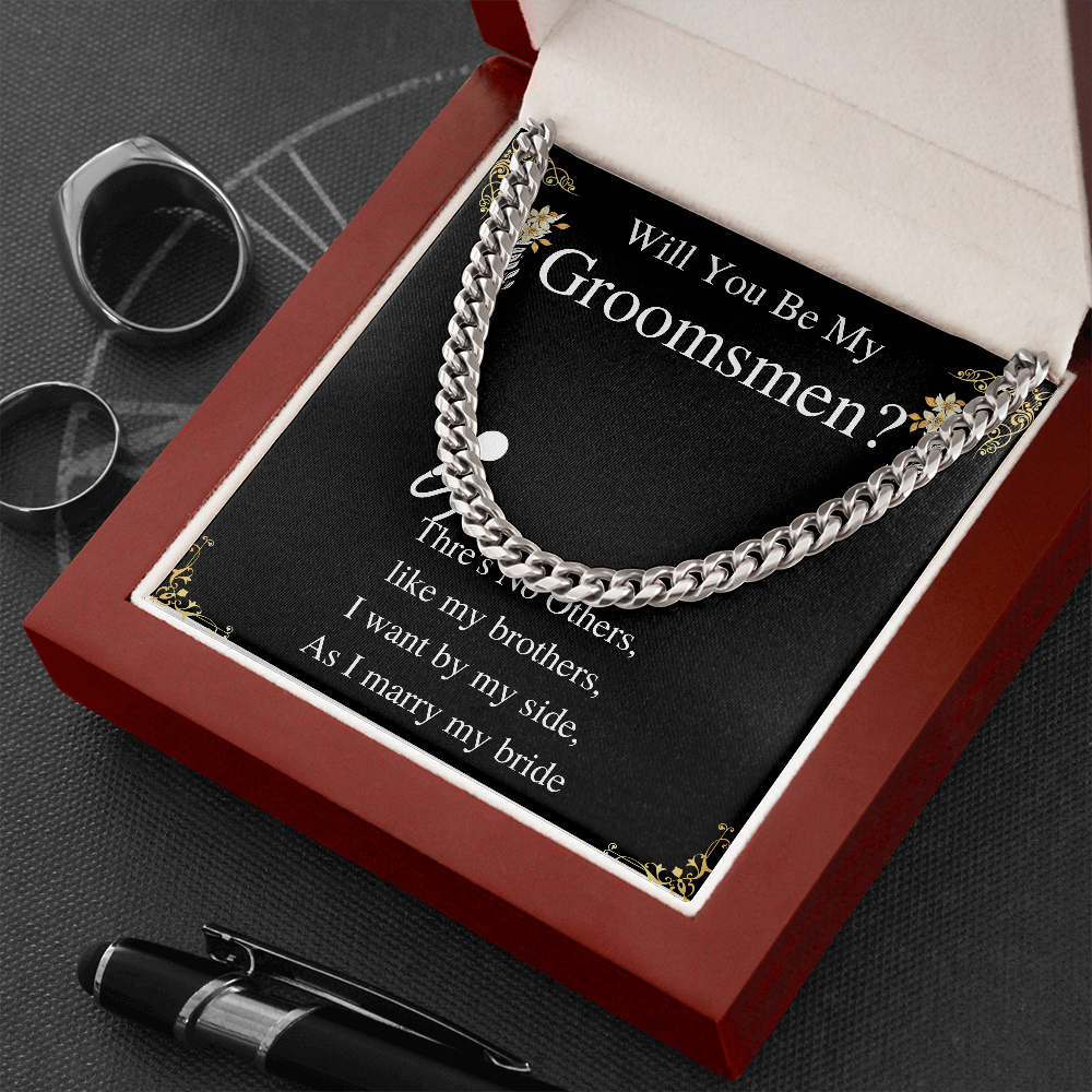 will you be my groomsmen ?