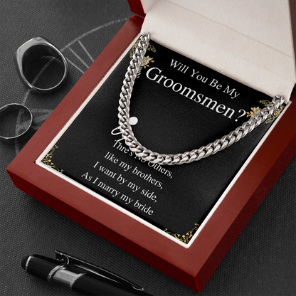 will you be my groomsmen ?