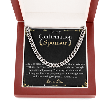 Confirmation Gifts For Boys, Boy Confirmation Gift, Confirmation Gift for Sponsor, to Confirmation Sponsor , Gift For Adults, wedding gift