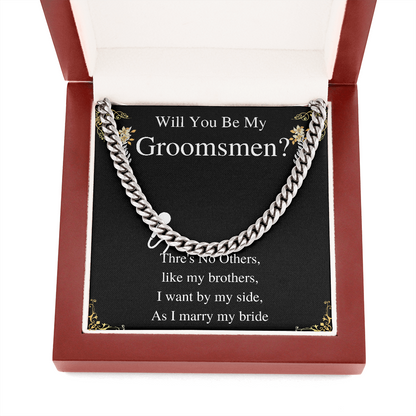 will you be my groomsmen ?