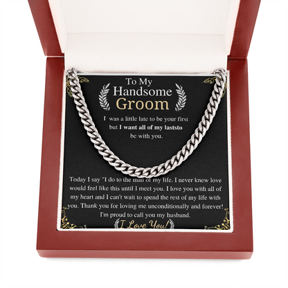 TO MY GROOM