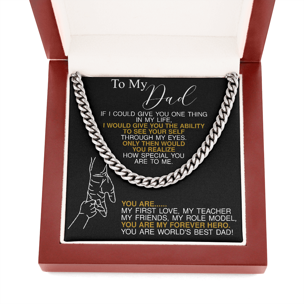 to my dad