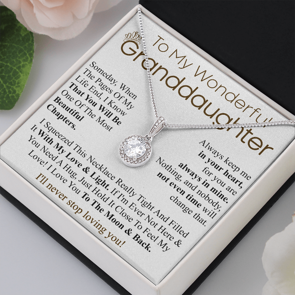 to my wonderful granddaughter