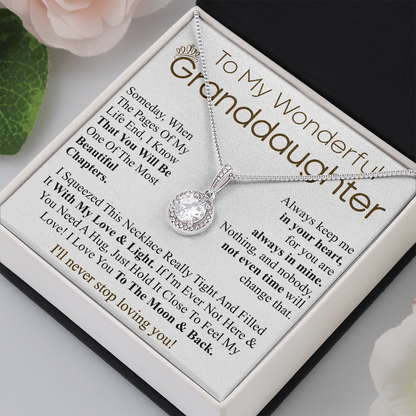 to my wonderful granddaughter