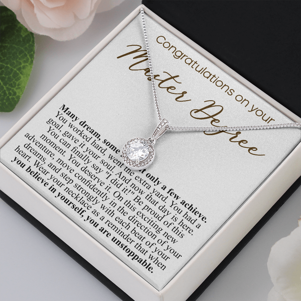 master degree eternal hope necklace
