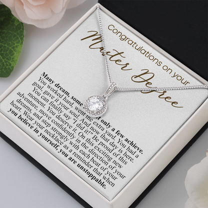 master degree eternal hope necklace