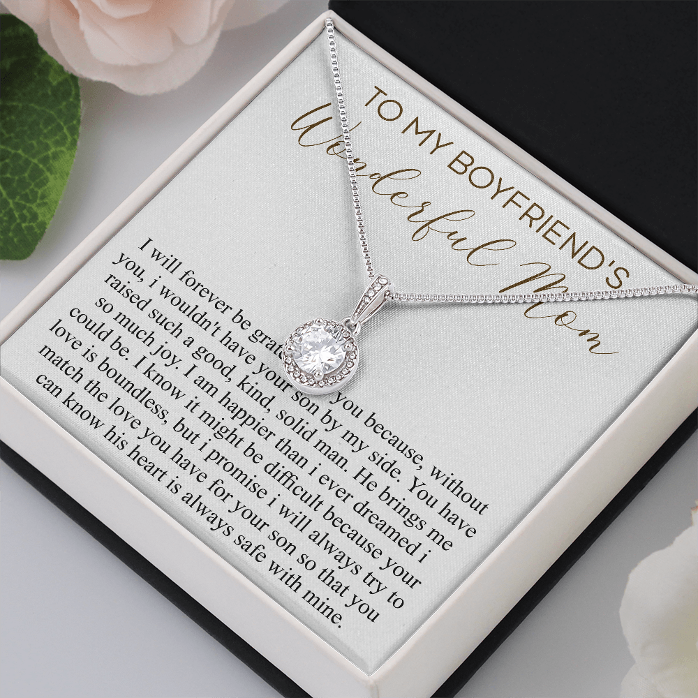 Personalized Necklace Gift For Boyfriend's Mom, Christmas Gift For Boyfriend’s Mom, Boyfriends Mom Birthday Gift, Gift for Mother In Law