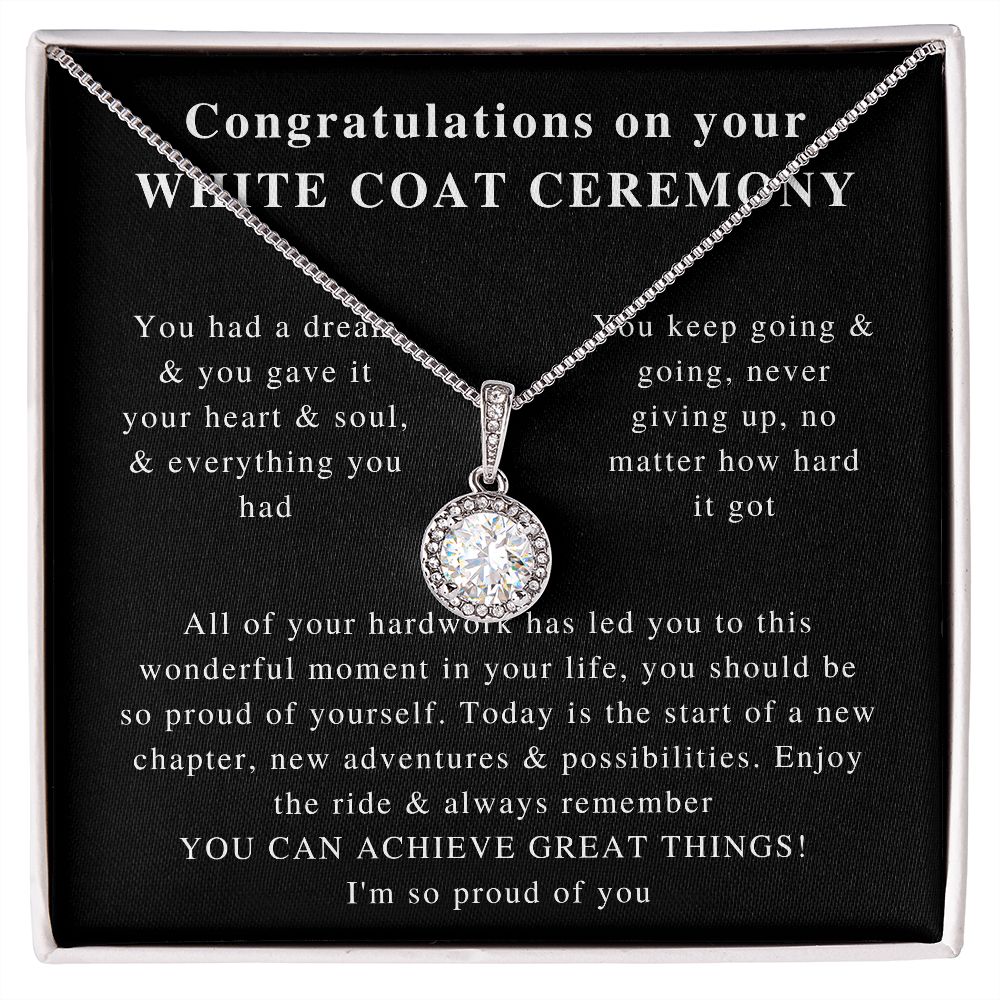 white coat charm ,Beautiful White Coat Ceremony, Best White Coat Ceremony, Best Necklace, Beautiful Jewelry, Beautiful Necklace, Gifts correct one
