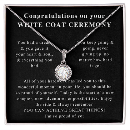 white coat charm ,Beautiful White Coat Ceremony, Best White Coat Ceremony, Best Necklace, Beautiful Jewelry, Beautiful Necklace, Gifts correct one