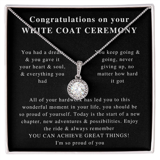 white coat charm ,Beautiful White Coat Ceremony, Best White Coat Ceremony, Best Necklace, Beautiful Jewelry, Beautiful Necklace, Gifts correct one