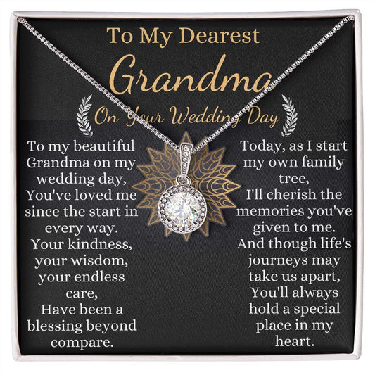 to my grandma on your wedding day