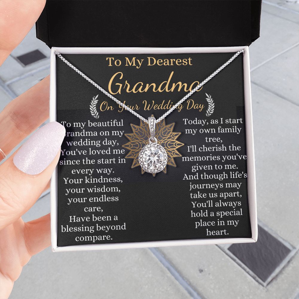 to my grandma on your wedding day