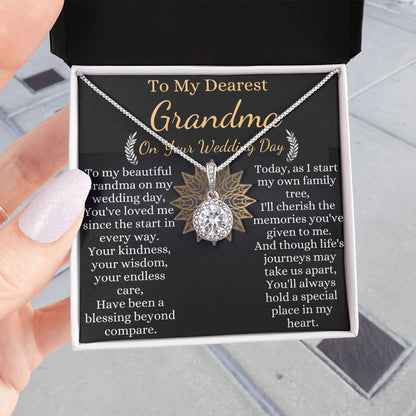 to my grandma on your wedding day