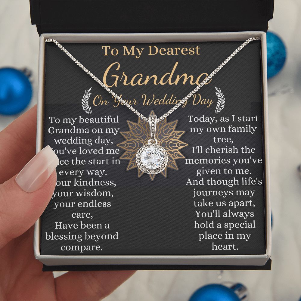to my grandma on your wedding day