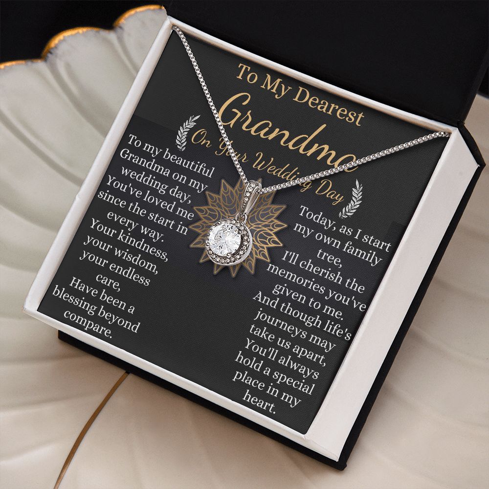 to my grandma on your wedding day