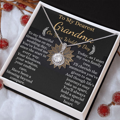to my grandma on your wedding day