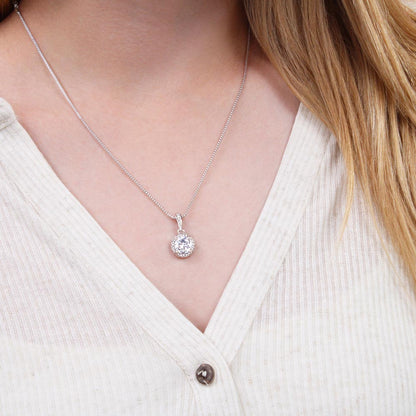 To my Bonus Daughter Beautiful Necklace, Stepdaughter Gift, Bonus Daughter Birthday Gift, Gift for Bonus Daughter, Daughter in Law
