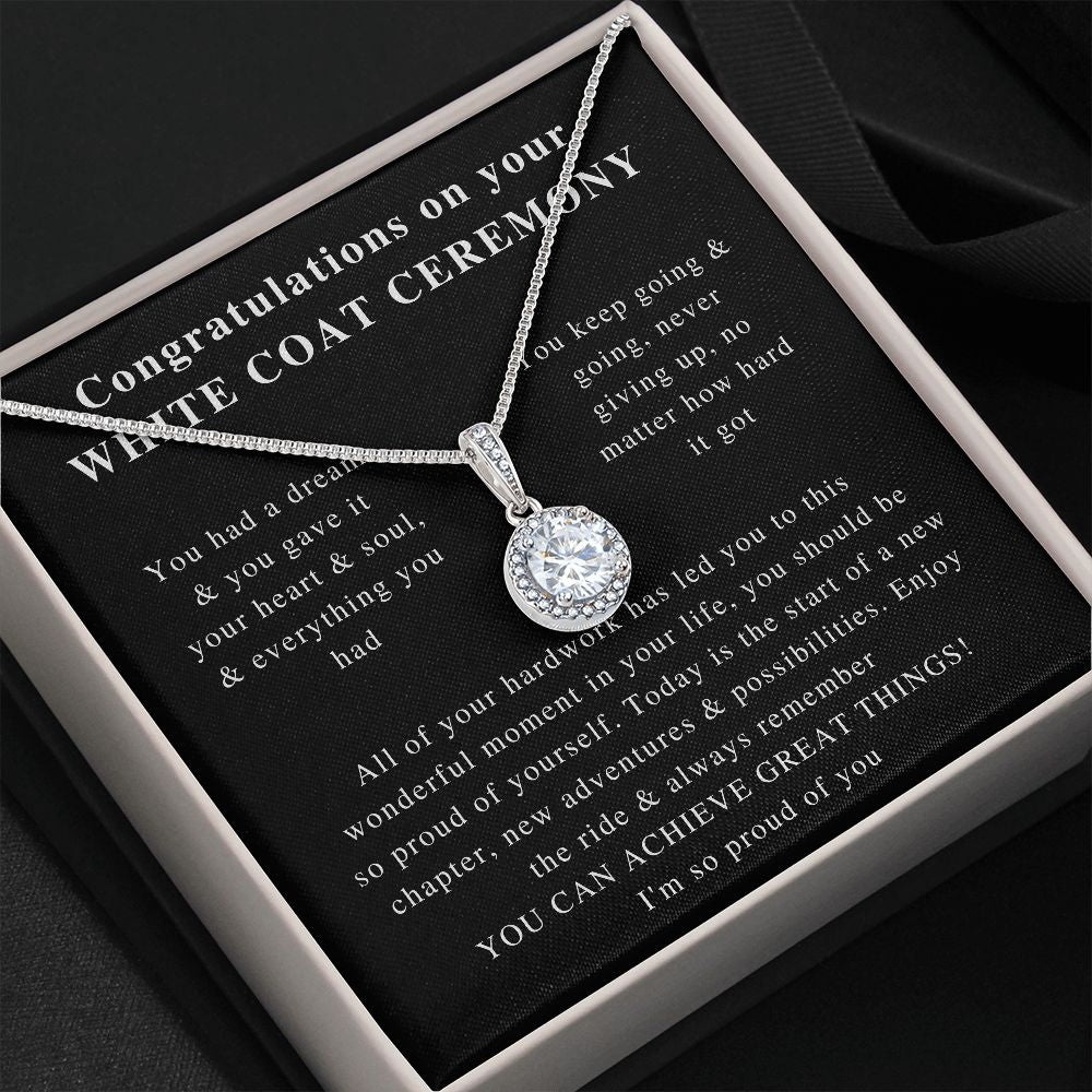 white coat charm ,Beautiful White Coat Ceremony, Best White Coat Ceremony, Best Necklace, Beautiful Jewelry, Beautiful Necklace, Gifts correct one