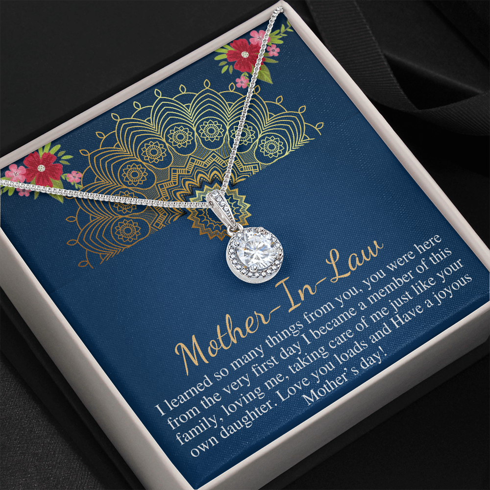 Mother in law gift on Mothers day necklace gift, gifts for mother-in-law jewelry for Mother's day to mom in law from daughter in law