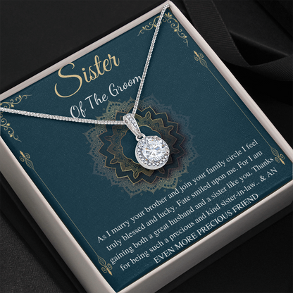 Bonus Sister Gift, Sister in Law Gift, Sister of The Groom, Wedding, Thank You, Bridesmaid, Bridal Shower, gift for her