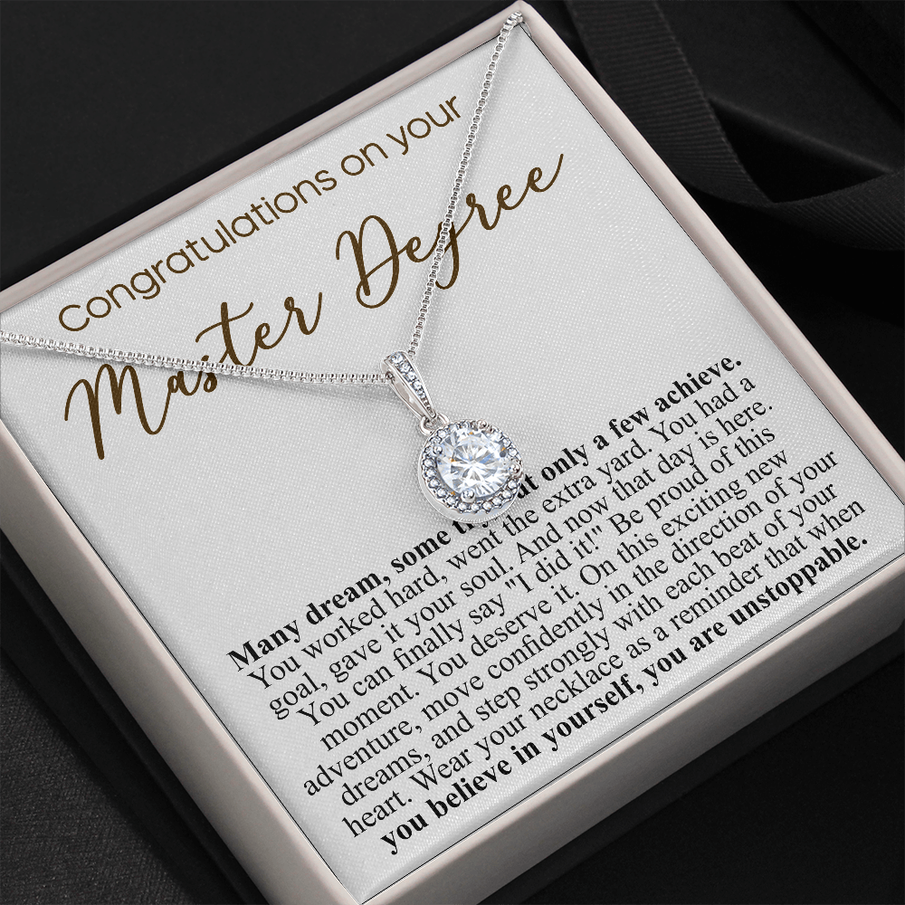master degree eternal hope necklace