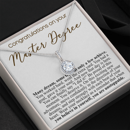 master degree eternal hope necklace