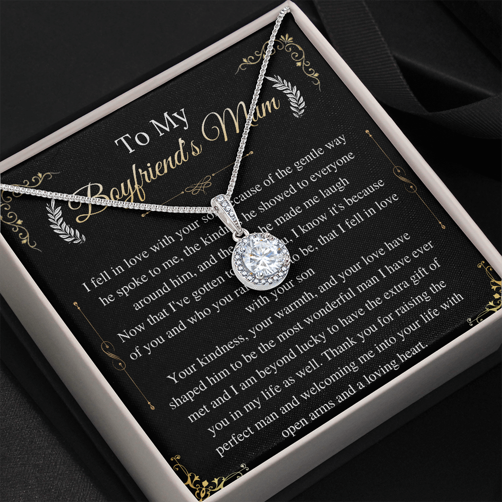 Necklace Gift For Boyfriend's Mom Christmas Gift To My Boyfriend’s Mom Present Mother's Day Gift For Boyfriends Mom Birthday Gift for her