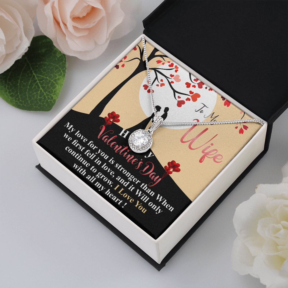 Valentine Gift For Wife, Personalized Message Card Necklace, Romantic Valentine's Day Gift From Husband, Valentine Gift for her, Anniversary