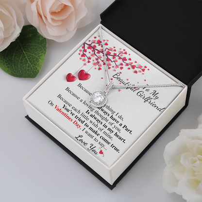 To My Girlfriend Necklace, Valentines Day Gift For Girlfriend, Jewelry for Girlfriend, Girlfriend Necklace, Romantic Gift From Boyfriend