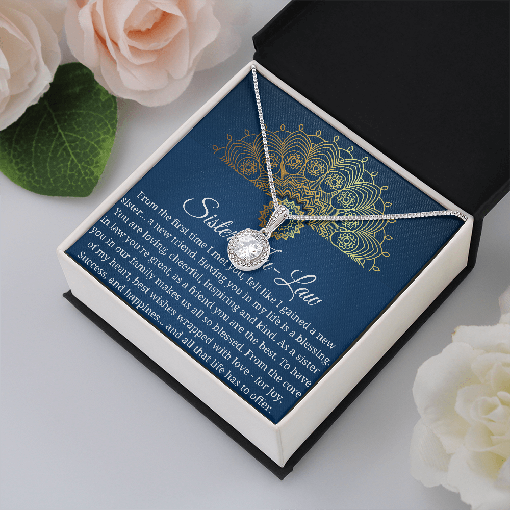 Sister in Law Necklace Gift, Bonus sister Necklace, Future Sister in Law Gift, Sister in Law Wedding Gift, Sister in Law Birthday Gift