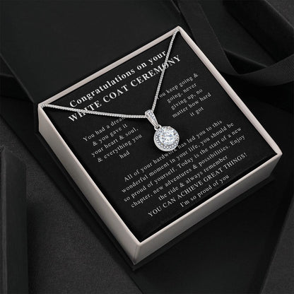 white coat charm ,Beautiful White Coat Ceremony, Best White Coat Ceremony, Best Necklace, Beautiful Jewelry, Beautiful Necklace, Gifts correct one