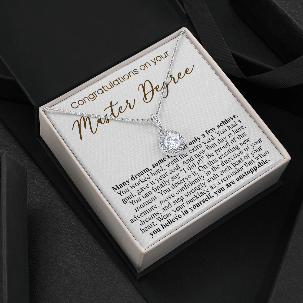 master degree eternal hope necklace