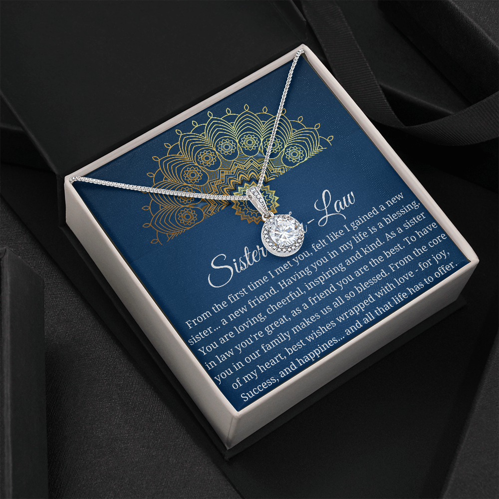 Sister in Law Necklace Gift, Bonus sister Necklace, Future Sister in Law Gift, Sister in Law Wedding Gift, Sister in Law Birthday Gift