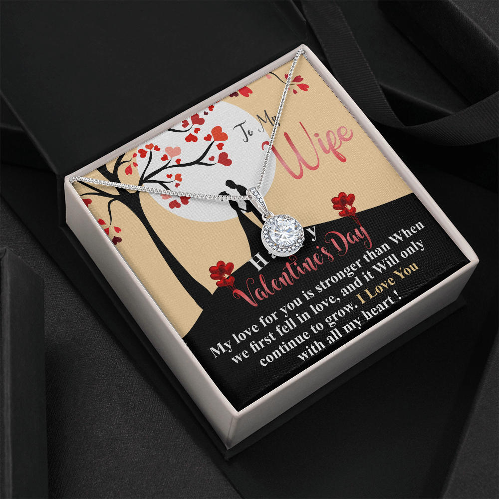Valentine Gift For Wife, Personalized Message Card Necklace, Romantic Valentine's Day Gift From Husband, Valentine Gift for her, Anniversary