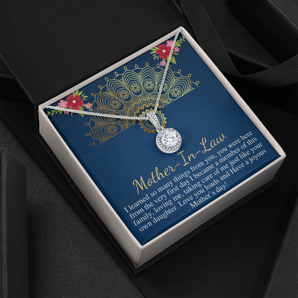 Mother in law gift on Mothers day necklace gift, gifts for mother-in-law jewelry for Mother's day to mom in law from daughter in law