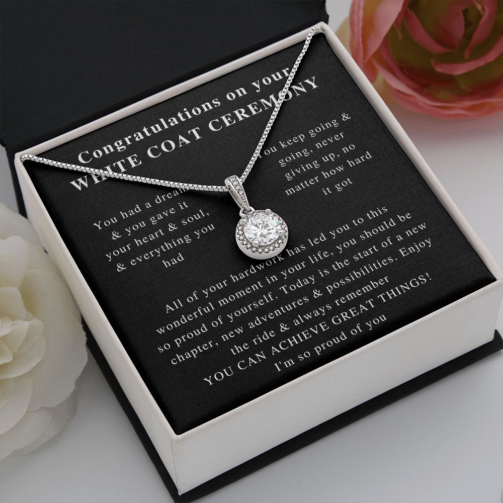 white coat charm ,Beautiful White Coat Ceremony, Best White Coat Ceremony, Best Necklace, Beautiful Jewelry, Beautiful Necklace, Gifts correct one