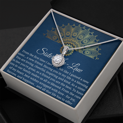 Sister in Law Necklace Gift, Bonus sister Necklace, Future Sister in Law Gift, Sister in Law Wedding Gift, Sister in Law Birthday Gift