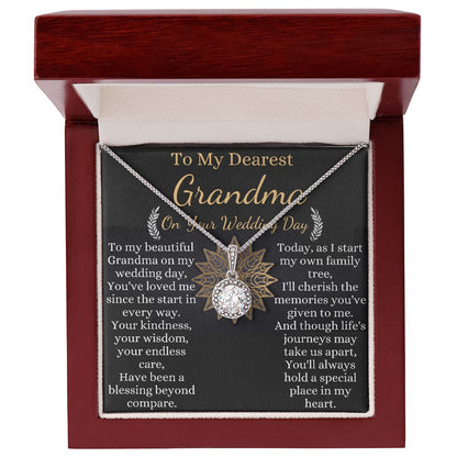 to my grandma on your wedding day