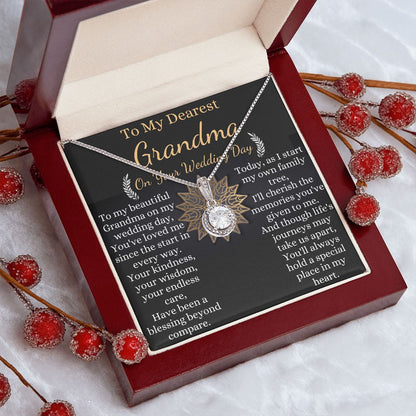 to my grandma on your wedding day