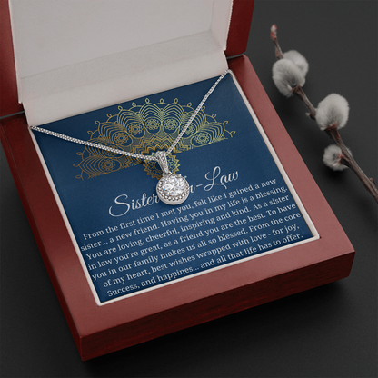 Sister in Law Necklace Gift, Bonus sister Necklace, Future Sister in Law Gift, Sister in Law Wedding Gift, Sister in Law Birthday Gift