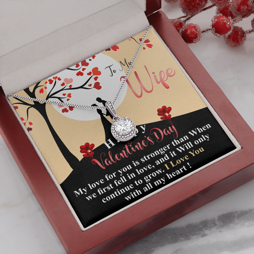 Valentine Gift For Wife, Personalized Message Card Necklace, Romantic Valentine's Day Gift From Husband, Valentine Gift for her, Anniversary